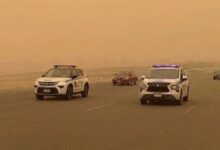 غلق طريق مطروح - سيوة في الاتجاهين بسبب الرياح والأتربة 42 847698437698276094076