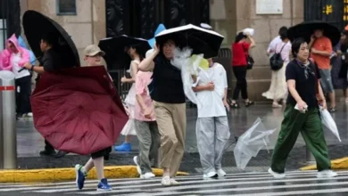 إعصار دولفين يضرب الصين.. إجلاء أكثر من مليون شخص وتحذيرات من فيضانات وانهيارات أرضية 6 IMG 3333